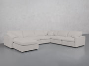 7-Seat Modular Chaise Corner Right Sectional (Thin Arms) - 7th Avenue