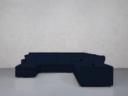 7-Seat Modular Chaise Corner Right Sectional (Thin Arms) - 7th Avenue