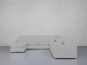 7-Seat Modular Chaise Corner Right Sectional (Thin Arms) - 7th Avenue