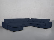 7-Seat Modular Chaise Corner Right Sectional (Thin Arms) - 7th Avenue