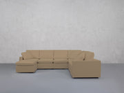 7-Seat Modular Chaise Corner Right Sectional (Thin Arms) - 7th Avenue