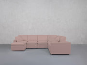 7-Seat Modular Chaise Corner Right Sectional (Thin Arms) - 7th Avenue