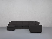 7-Seat Modular Chaise Corner Right Sectional (Thin Arms) - 7th Avenue