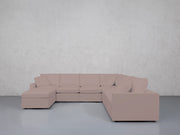 7-Seat Modular Chaise Corner Right Sectional (Thin Arms) - 7th Avenue