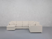 7-Seat Modular Chaise Corner Right Sectional (Thin Arms) - 7th Avenue