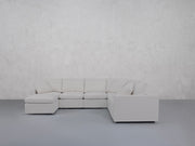 7-Seat Modular Chaise Corner Right Sectional (Thin Arms) - 7th Avenue