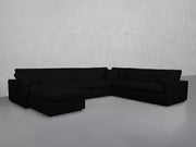 7-Seat Modular Chaise Corner Right Sectional (Thin Arms) - 7th Avenue