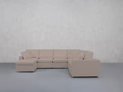 7-Seat Modular Chaise Corner Right Sectional (Thin Arms) - 7th Avenue