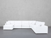 7-Seat Modular Chaise Corner Right Sectional (Thin Arms) - 7th Avenue