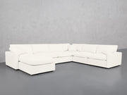 7-Seat Modular Chaise Corner Right Sectional (Thin Arms) - 7th Avenue