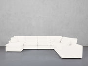 7-Seat Modular Chaise Corner Right Sectional (Thin Arms) - 7th Avenue