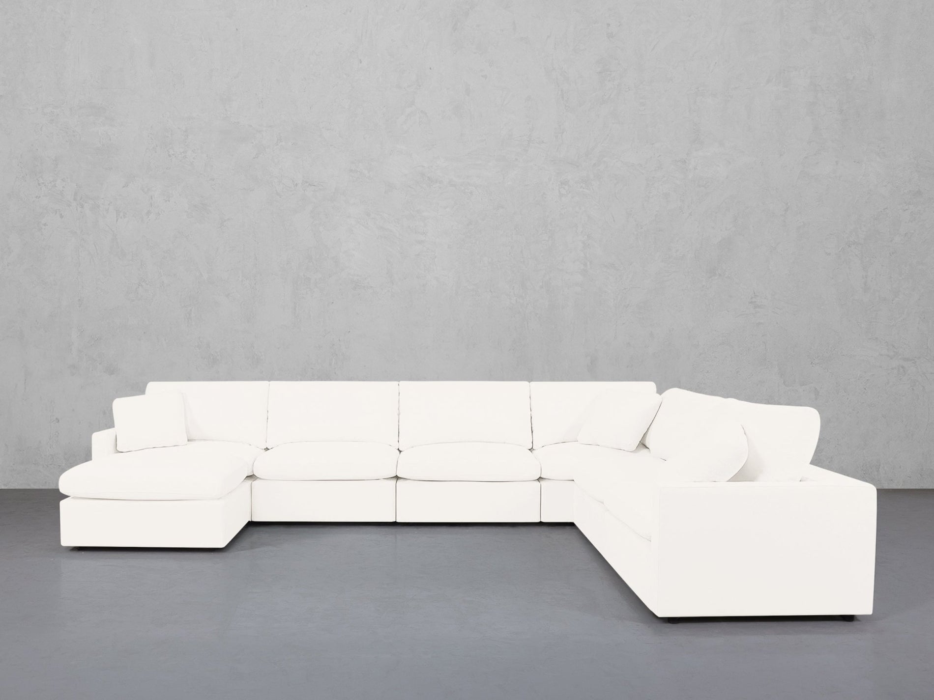 7-Seat Modular Chaise Corner Right Sectional (Thin Arms) - 7th Avenue