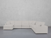 7-Seat Modular Chaise Corner Right Sectional (Thin Arms) - 7th Avenue
