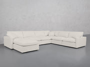 7-Seat Modular Chaise Corner Right Sectional (Thin Arms) - 7th Avenue