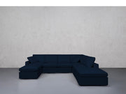 7-Seat Modular Chaise Corner Right Sectional (Thin Arms) - 7th Avenue