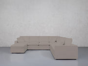 7-Seat Modular Chaise Corner Right Sectional (Thin Arms) - 7th Avenue