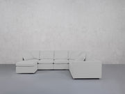 7-Seat Modular Chaise Corner Right Sectional (Thin Arms) - 7th Avenue