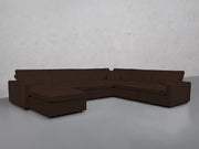 7-Seat Modular Chaise Corner Right Sectional (Thin Arms) - 7th Avenue