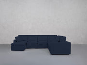 7-Seat Modular Chaise Corner Right Sectional (Thin Arms) - 7th Avenue