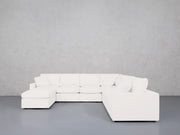 7-Seat Modular Chaise Corner Right Sectional (Thin Arms) - 7th Avenue