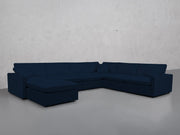 7-Seat Modular Chaise Corner Right Sectional (Thin Arms) - 7th Avenue