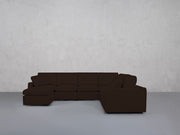 7-Seat Modular Chaise Corner Right Sectional (Thin Arms) - 7th Avenue