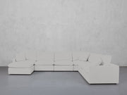 7-Seat Modular Chaise Corner Right Sectional (Thin Arms) - 7th Avenue