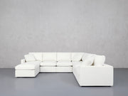 7-Seat Modular Chaise Corner Right Sectional (Thin Arms) - 7th Avenue