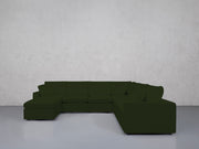 7-Seat Modular Chaise Corner Right Sectional (Thin Arms) - 7th Avenue