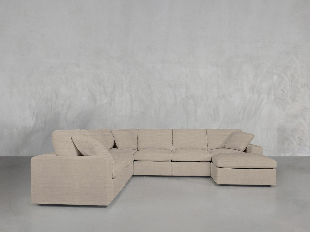 7-Seat Modular Chaise Corner Sectional - 7th Avenue
