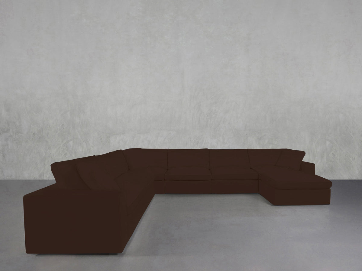 7 - Seat Modular Chaise Corner Sectional - 7th Avenue