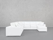 7 - Seat Modular Chaise Corner Sectional - 7th Avenue