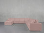 7 - Seat Modular Chaise Corner Sectional - 7th Avenue