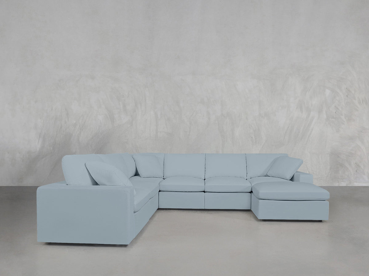 7 - Seat Modular Chaise Corner Sectional - 7th Avenue