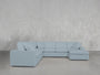 7 - Seat Modular Chaise Corner Sectional - 7th Avenue