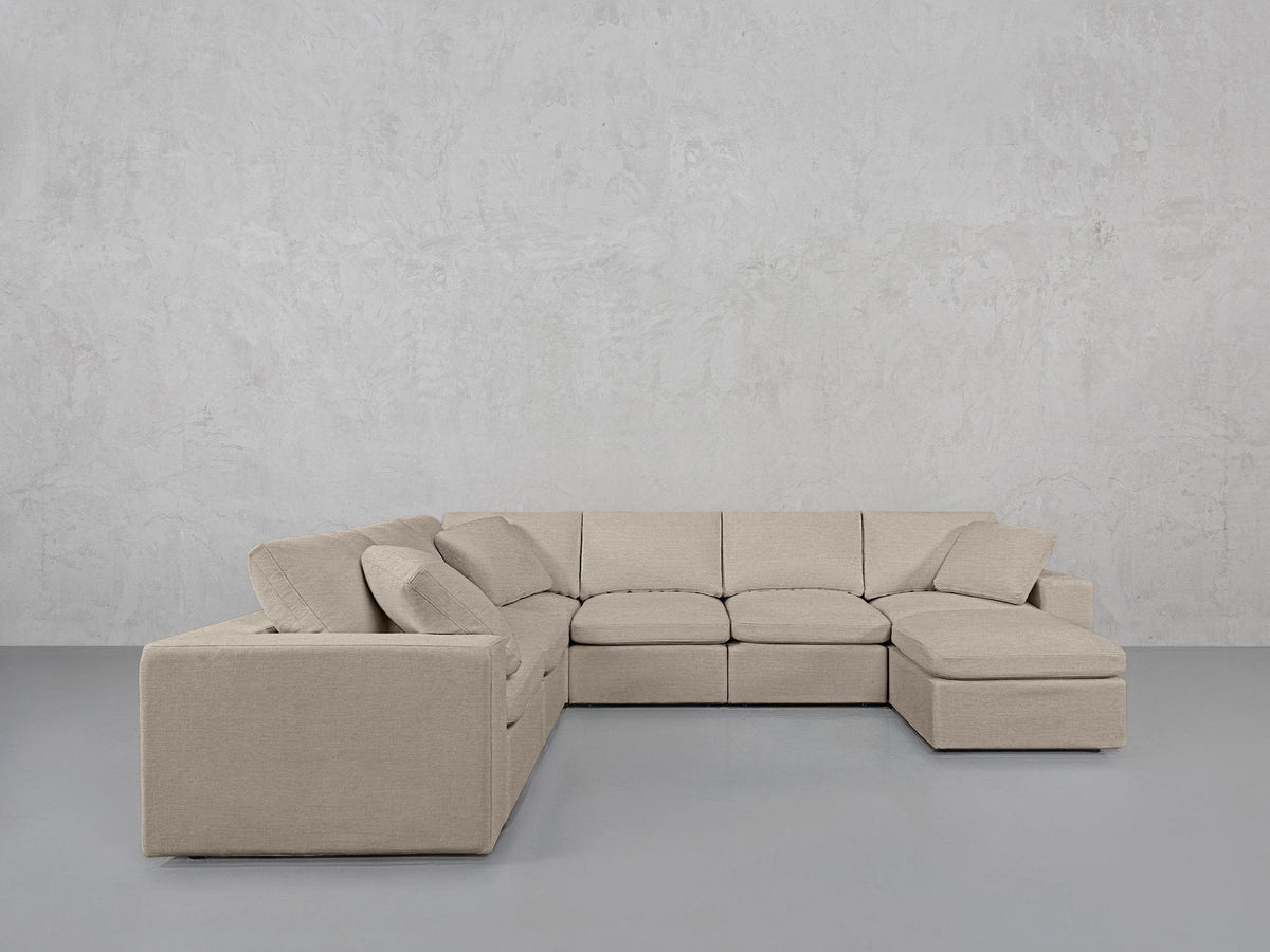 7-Seat Modular Chaise Corner Sectional - 7th Avenue