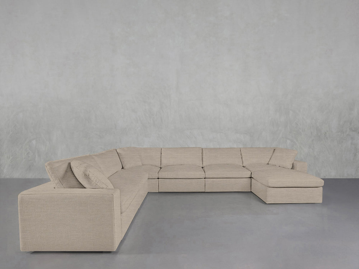 7-Seat Modular Chaise Corner Sectional - 7th Avenue