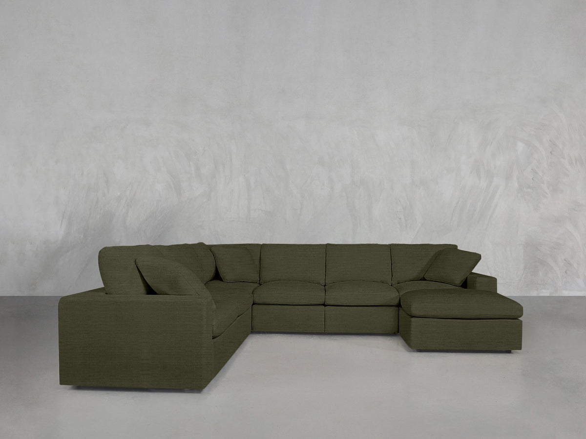 7-Seat Modular Chaise Corner Sectional - 7th Avenue