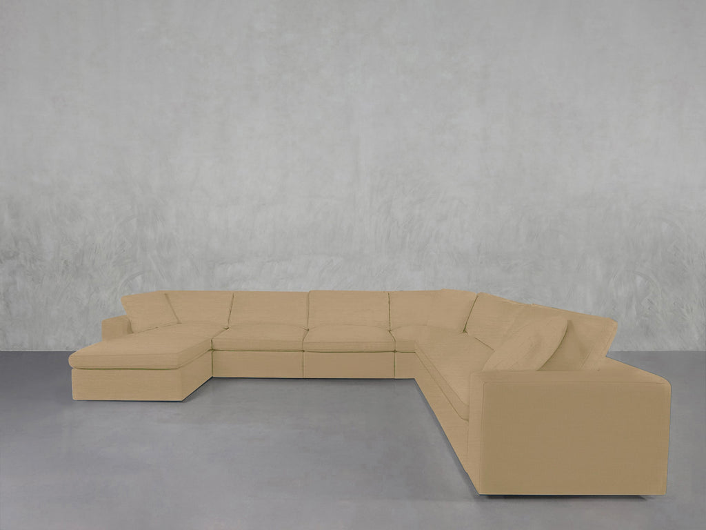 7 - Seat Modular Chaise Corner Sectional - 7th Avenue