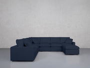 7-Seat Modular Chaise Corner Sectional (Thin Arms) - 7th Avenue
