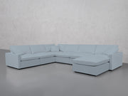 7-Seat Modular Chaise Corner Sectional (Thin Arms) - 7th Avenue