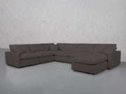 7-Seat Modular Chaise Corner Sectional (Thin Arms) - 7th Avenue