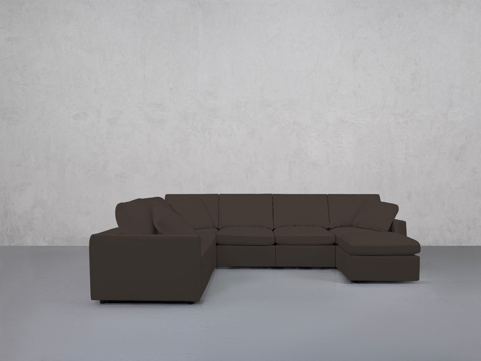7-Seat Modular Chaise Corner Sectional (Thin Arms) - 7th Avenue