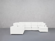 7-Seat Modular Chaise Corner Sectional (Thin Arms) - 7th Avenue
