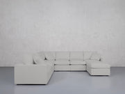 7-Seat Modular Chaise Corner Sectional (Thin Arms) - 7th Avenue