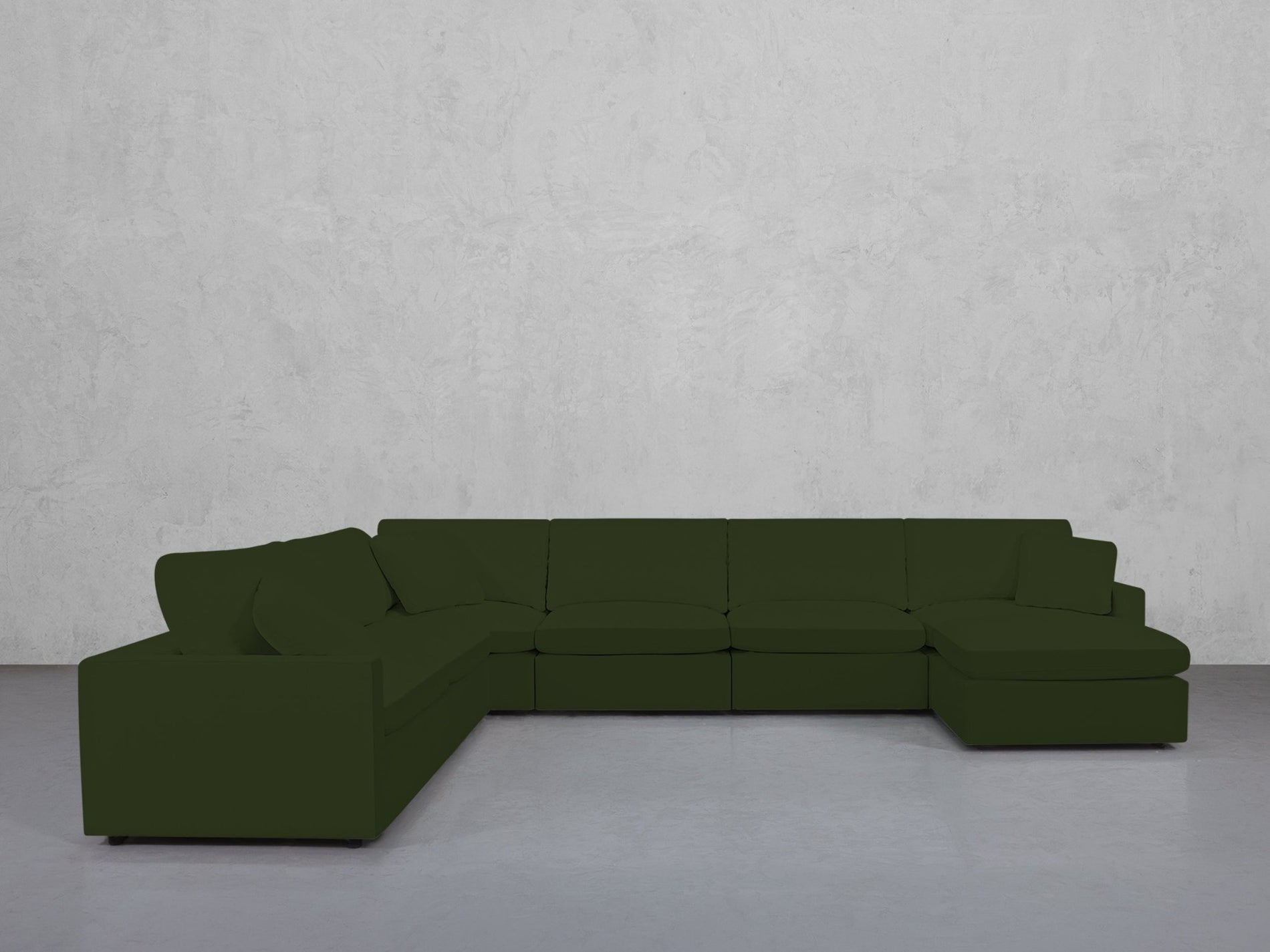 7-Seat Modular Chaise Corner Sectional (Thin Arms) - 7th Avenue