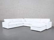 7-Seat Modular Chaise Corner Sectional (Thin Arms) - 7th Avenue