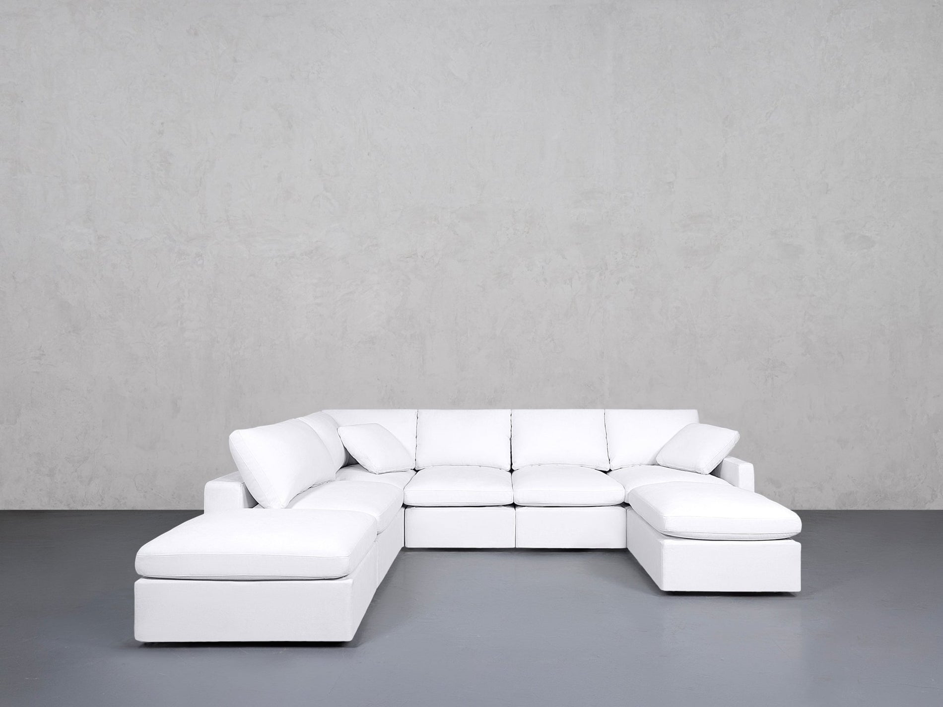 7-Seat Modular Chaise Corner Sectional (Thin Arms) - 7th Avenue