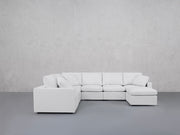 7-Seat Modular Chaise Corner Sectional (Thin Arms) - 7th Avenue