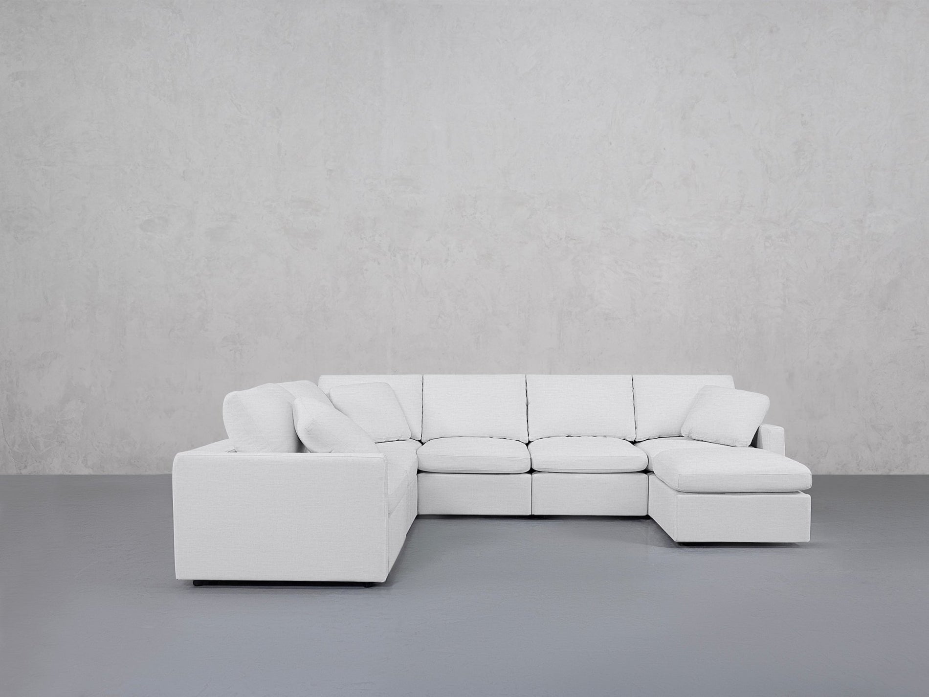 7-Seat Modular Chaise Corner Sectional (Thin Arms) - 7th Avenue